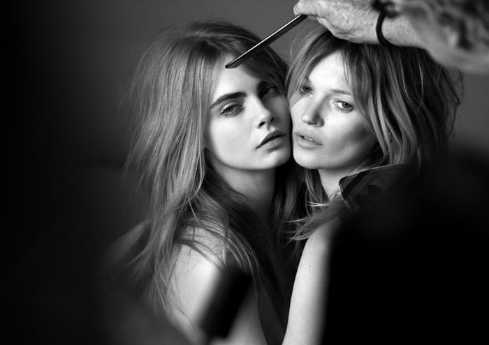 My Burberry KATE MOSS CARA DELEVIGNE