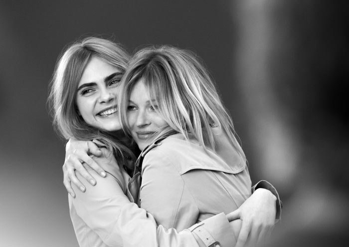 My Burberry KATE MOSS CARA DELEVIGNE