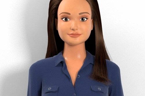 Lammily, la muñeca real - Barbie cara